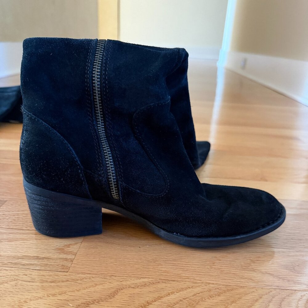 Born Gallinara Over the Knee Black Suede Boots 7.5 M - Picture 3 of 12
